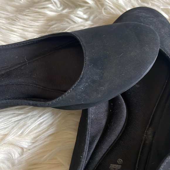 Soda black suede professional loafer work business career shoe gel soles 8 1/2 - Picture 15 of 16